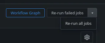 Nút re-run failed jobs