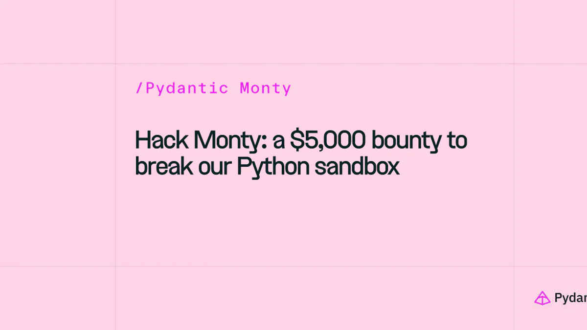 Hack Monty bounty $5,000 USD official banner