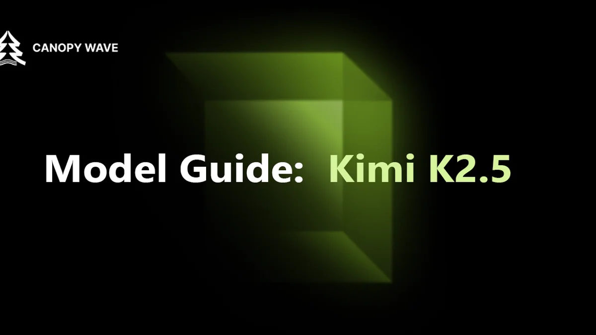 Canopy Wave host Kimi K2.6