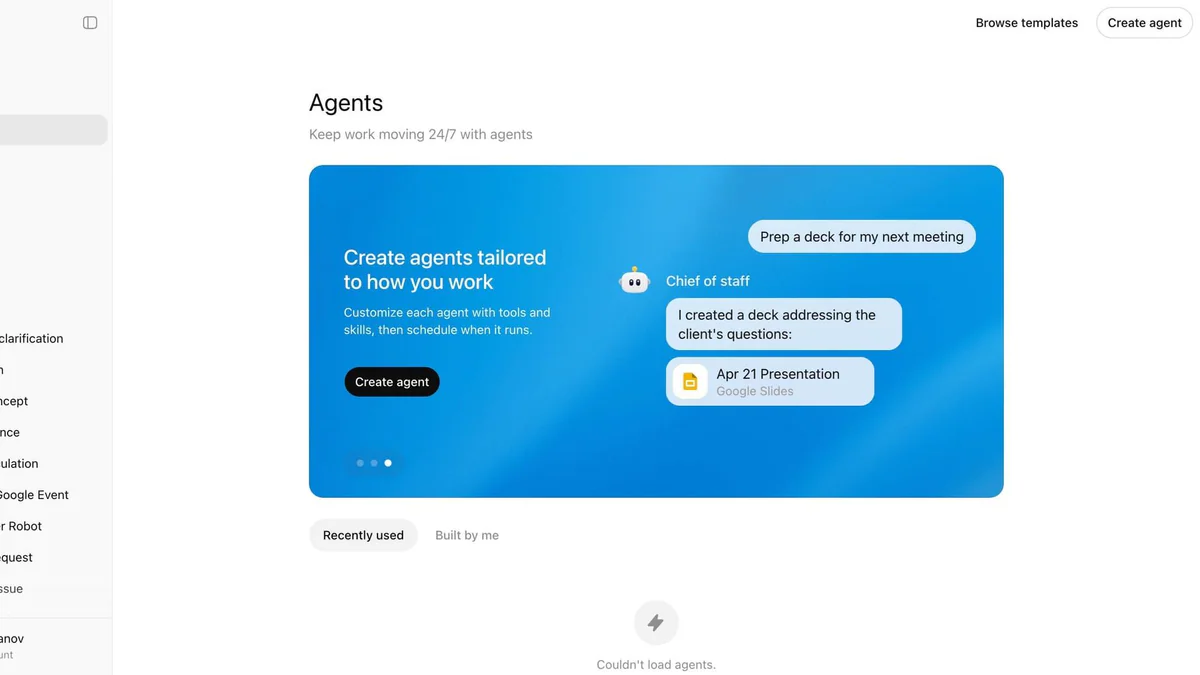 ChatGPT Agents Hermes Studio hero