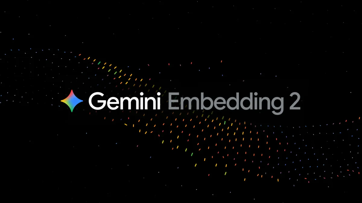 Gemini Embedding 2 hero banner