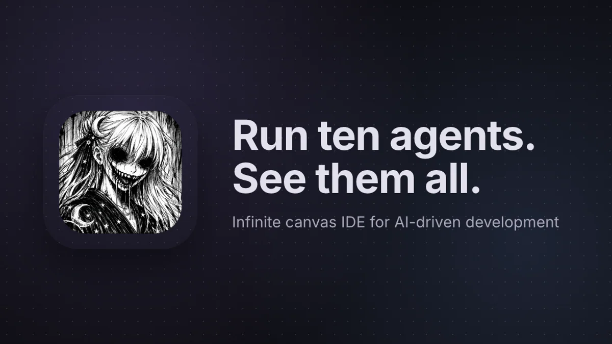 Nyx IDE — Run ten agents. See them all.