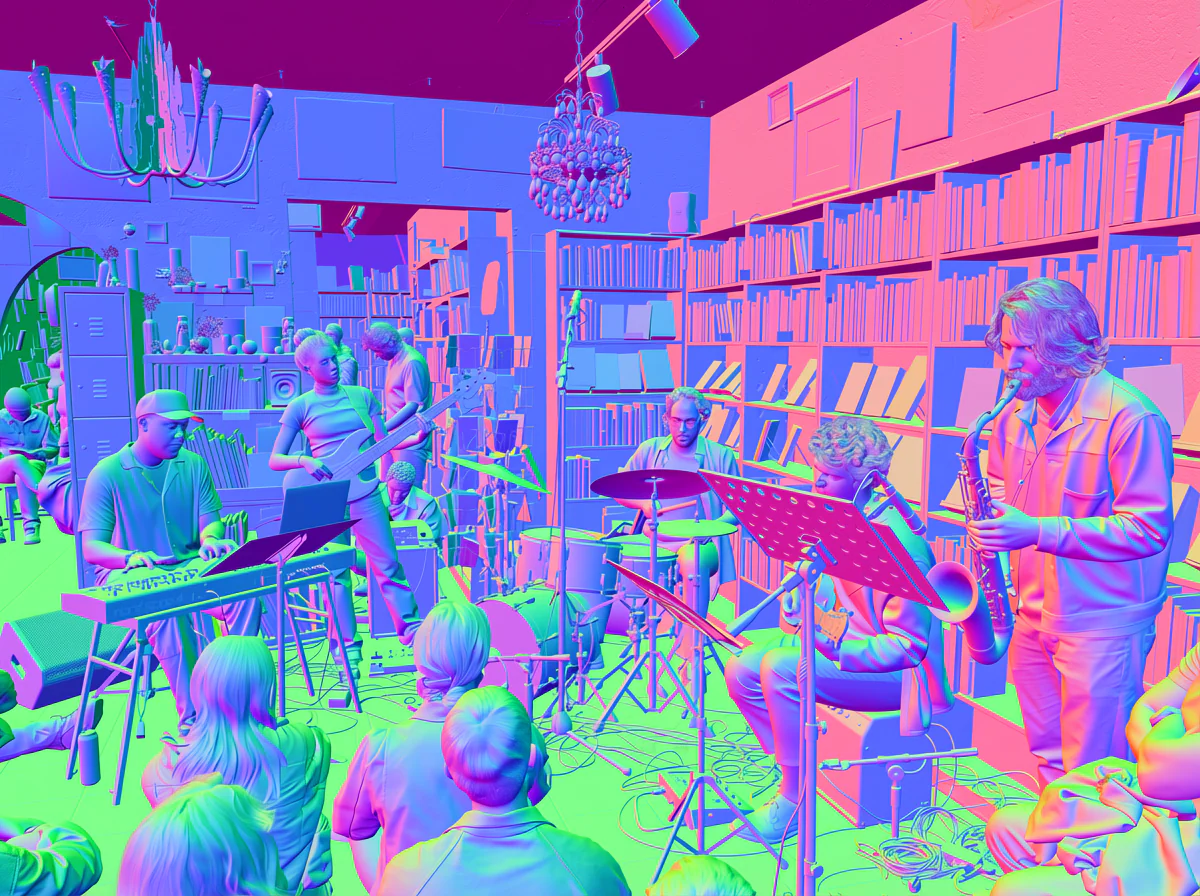 Surface normal estimation output