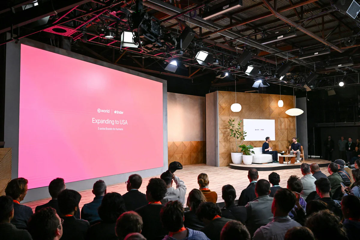 Tinder thông báo mở rộng World ID verification ra Mỹ tại sự kiện Lift Off