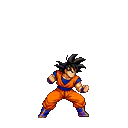 Goku Kamehameha sprite frame do agent-sprite-forge tạo
