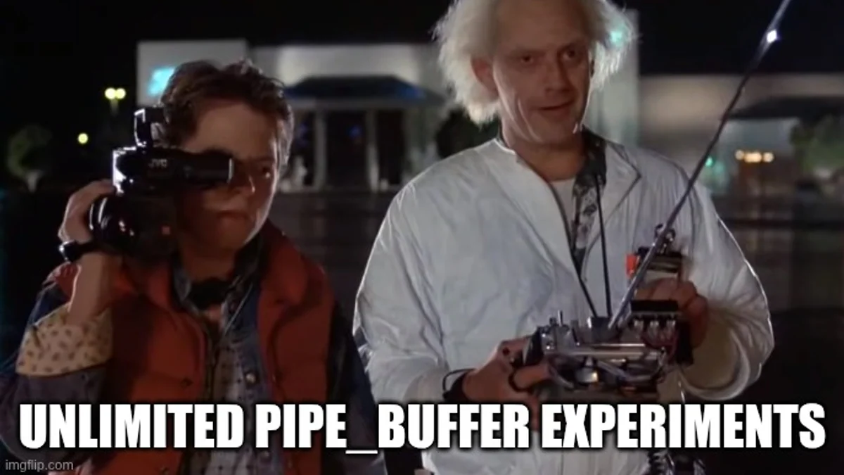 UNLIMITED PIPE_BUFFER EXPERIMENTS — hero image from Alexander Popov's blog