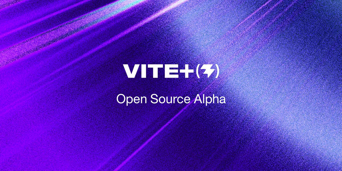 Vite+ alpha open source — unified CLI
