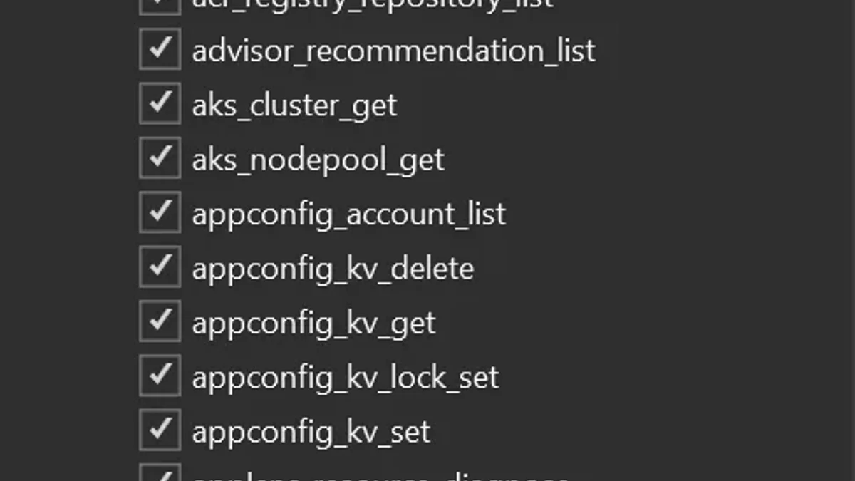 Bật Azure MCP Server trong Copilot Chat của Visual Studio 2022