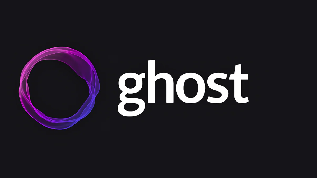 Ghost CMS official brand banner