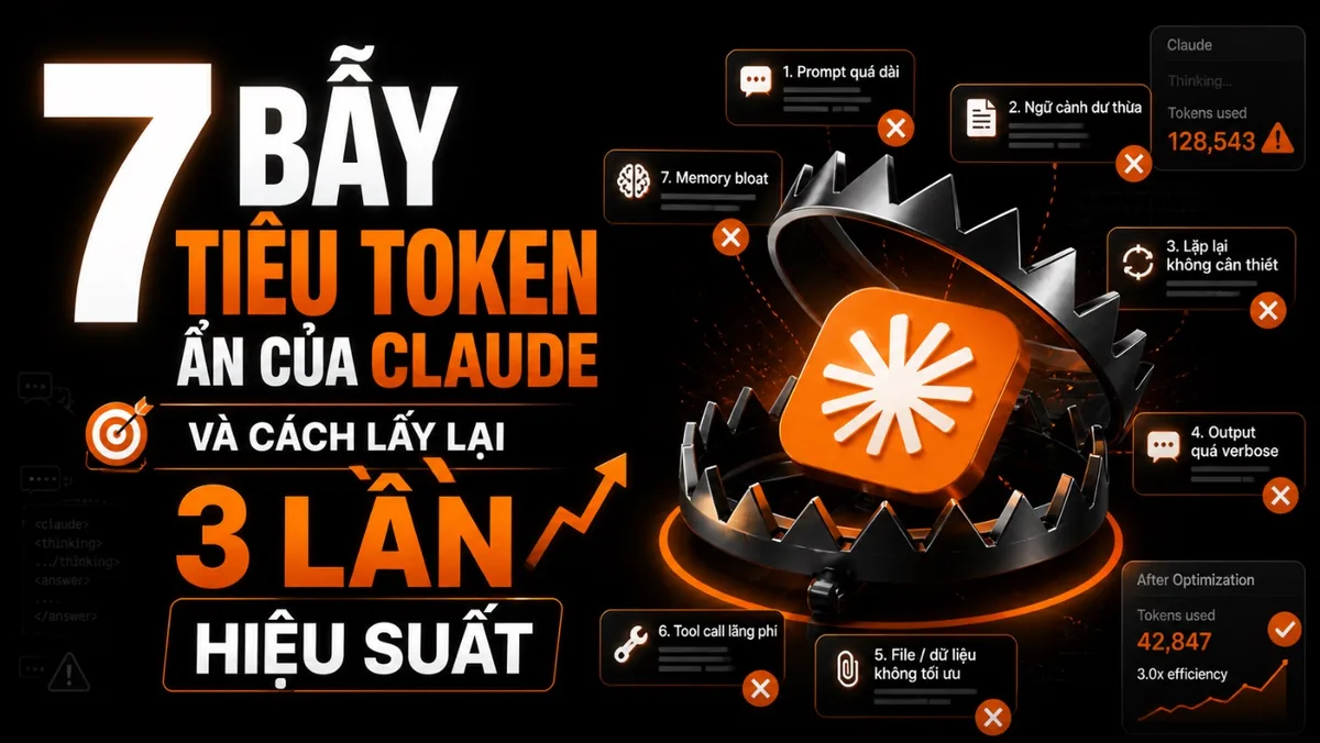 7 bẫy tiêu token ẩn của Claude Code - và cách lấy lại 3 lần hiệu suất ...