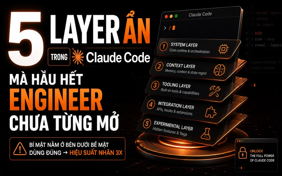 5 Layer ẩn trong Claude Code mà hầu hết engineer chưa từng mở - devlog