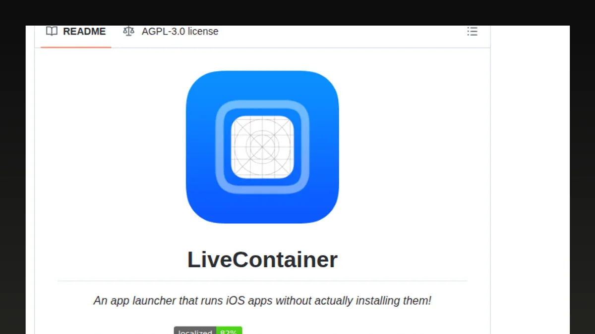 LiveContainer - iOS app launcher không cần cài đặt