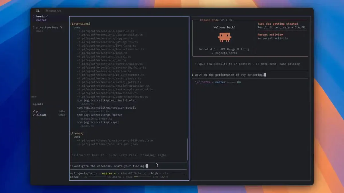 Ghostty terminal chay Claude Code voi quick terminal config