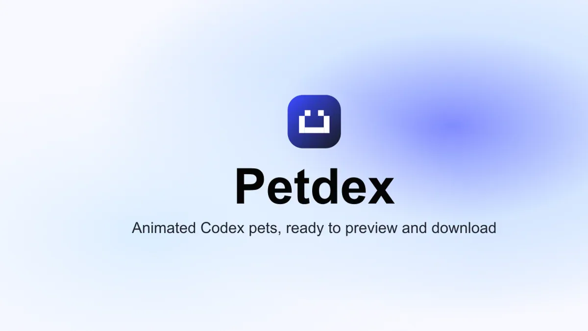 Petdex - Animated Codex pets, ready to preview and download