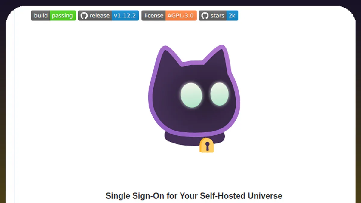 VoidAuth login portal và admin UI