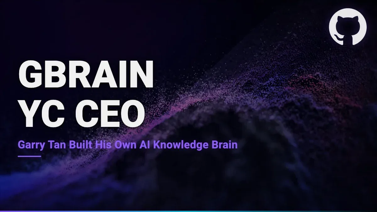 GBrain - YC CEO built his own AI knowledge brain