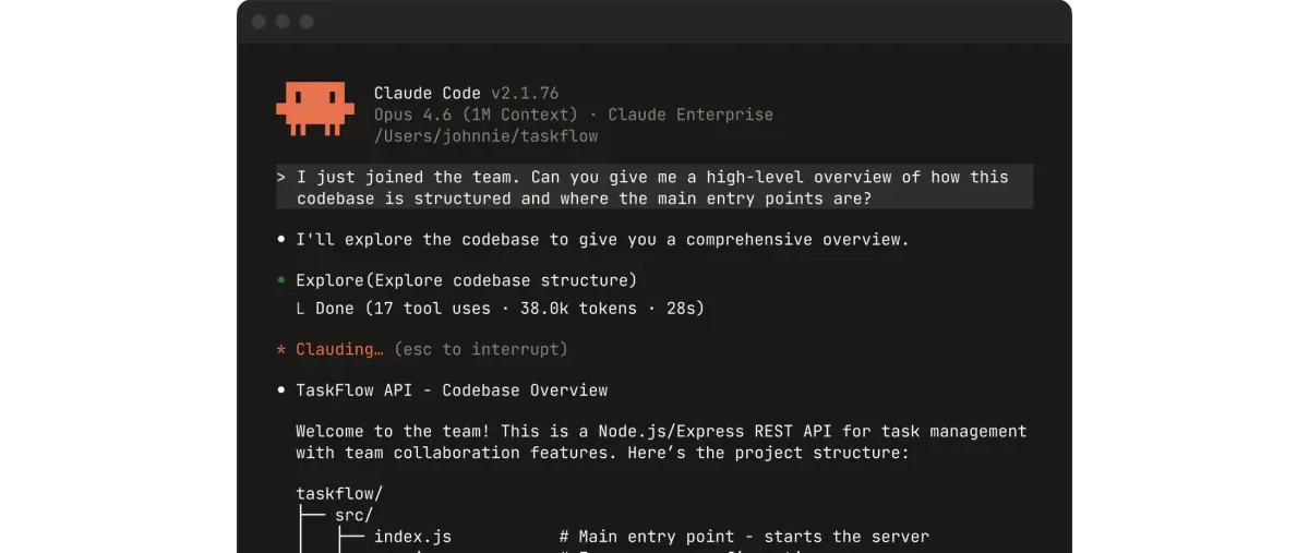 Claude Code chạy trong terminal - v2.1.76 với Opus 4.6
