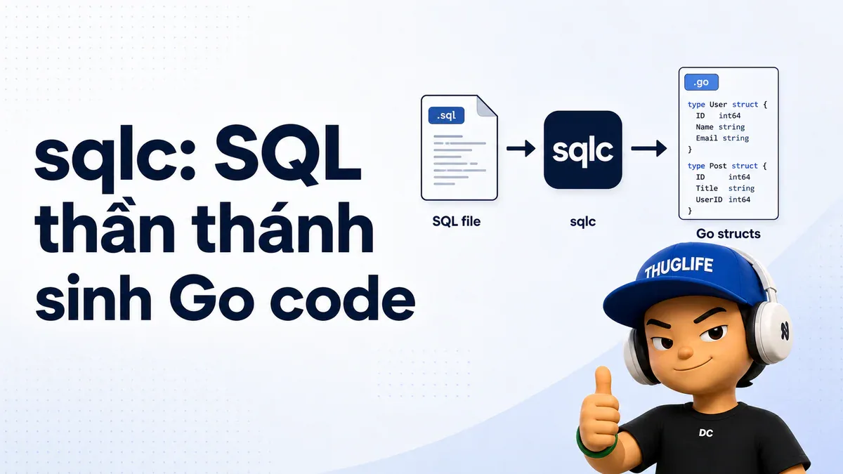 sqlc: Viết SQL thuần, nhận Go code type-safe - không magic, không ORM ...