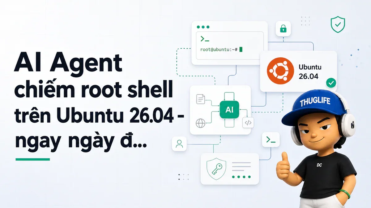 AI Agent chiếm root shell trên Ubuntu 26.04 - ngay ngày đầu ra mắt - devlog