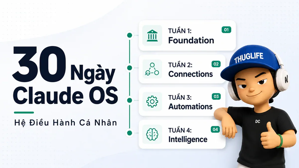 30 Ngày Claude OS - Hệ Điều Hành Cá Nhân