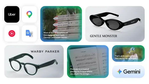 Android XR Audio Glasses - Gentle Monster và Warby Parker