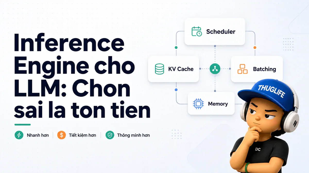 Inference Engine cho LLM - system diagram