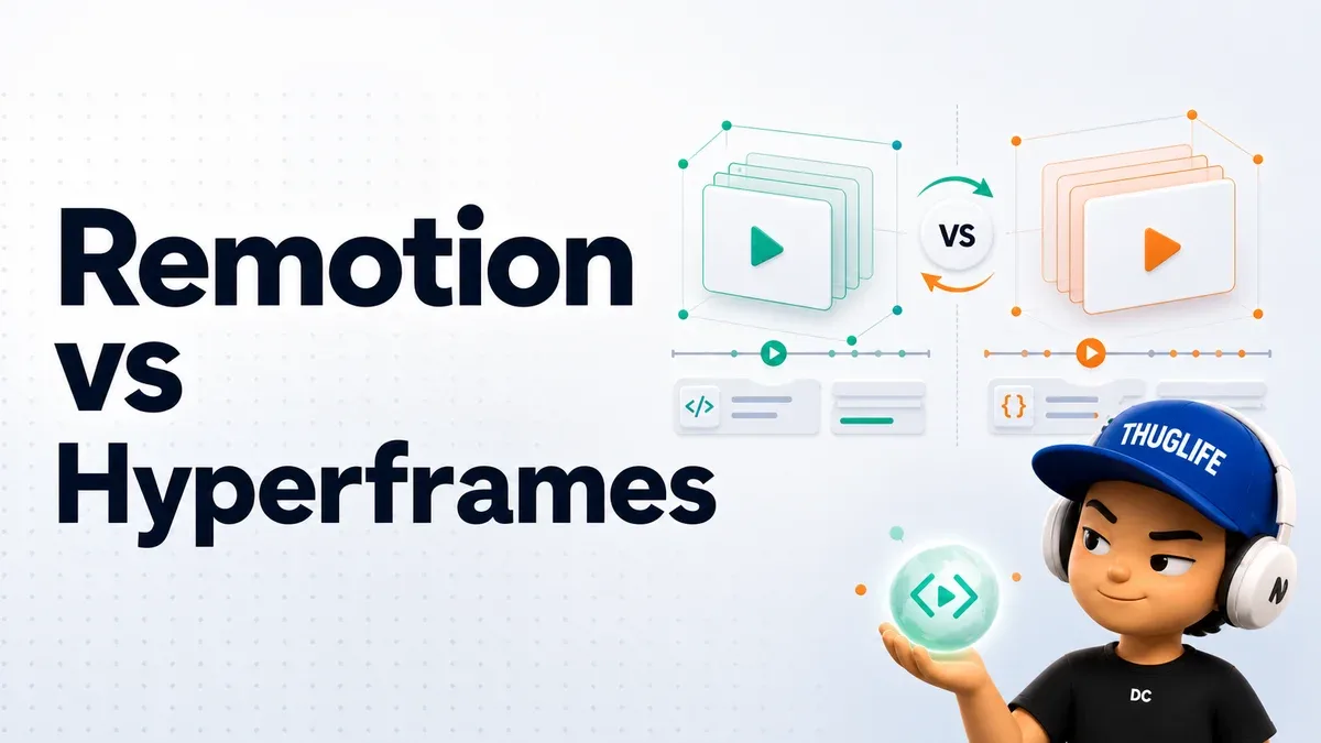 Remotion vs Hyperframes: Cuộc Đua Tạo Video Bằng Code Trong Kỷ Nguyên ...