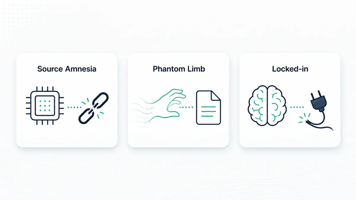 Source Amnesia, Phantom Limb và Locked-in Syndrome - ba bệnh thần kinh đầu tiên của AI agent