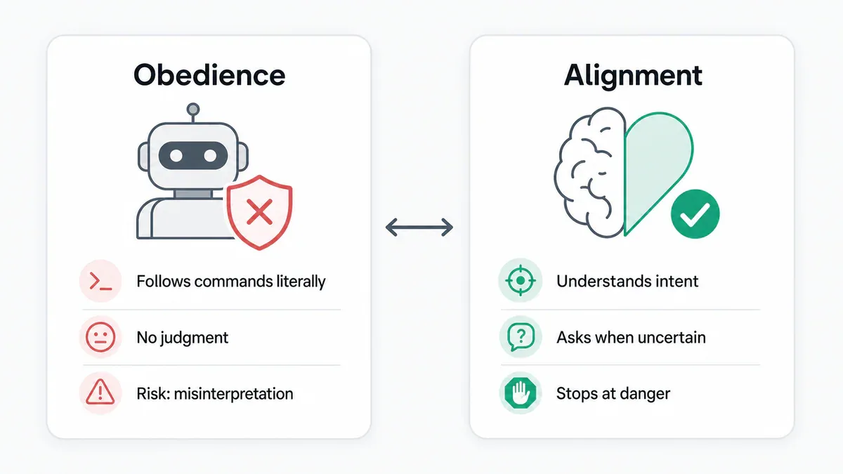 Obedience vs Alignment trong AI Agent