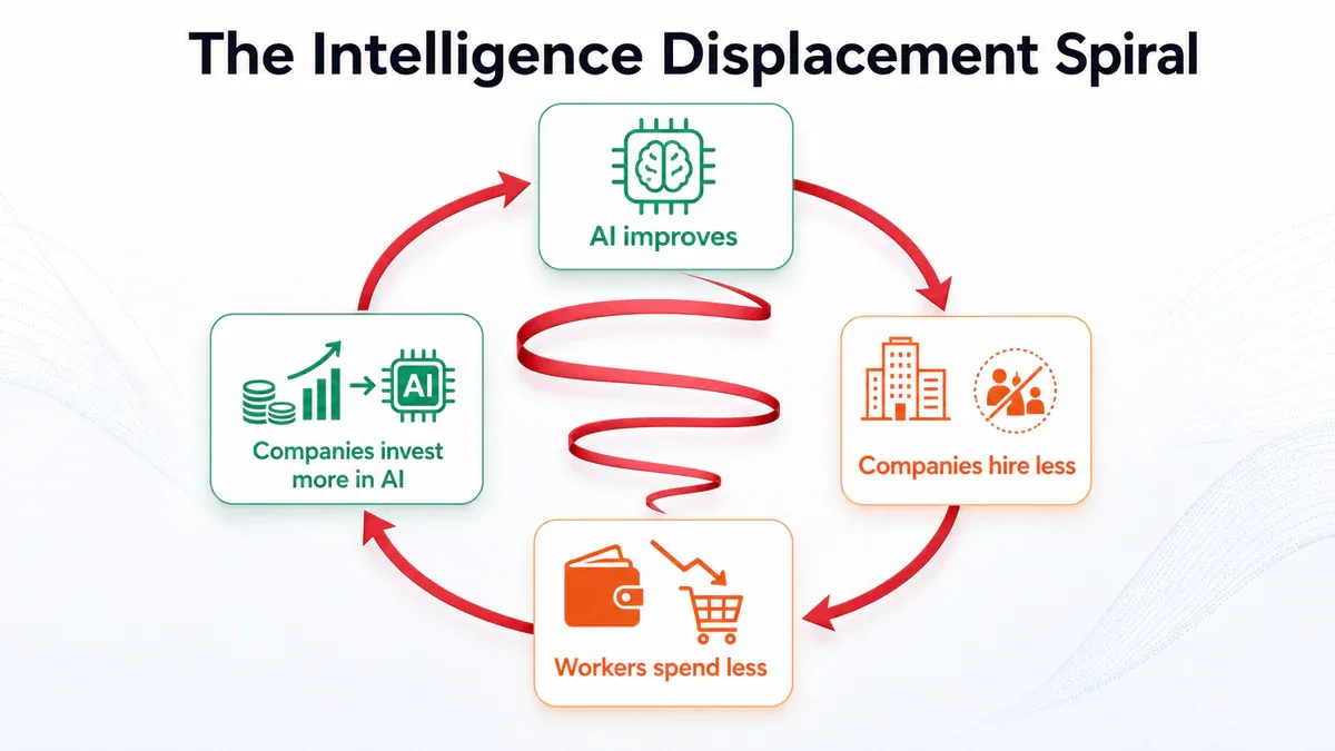 The Intelligence Displacement Spiral