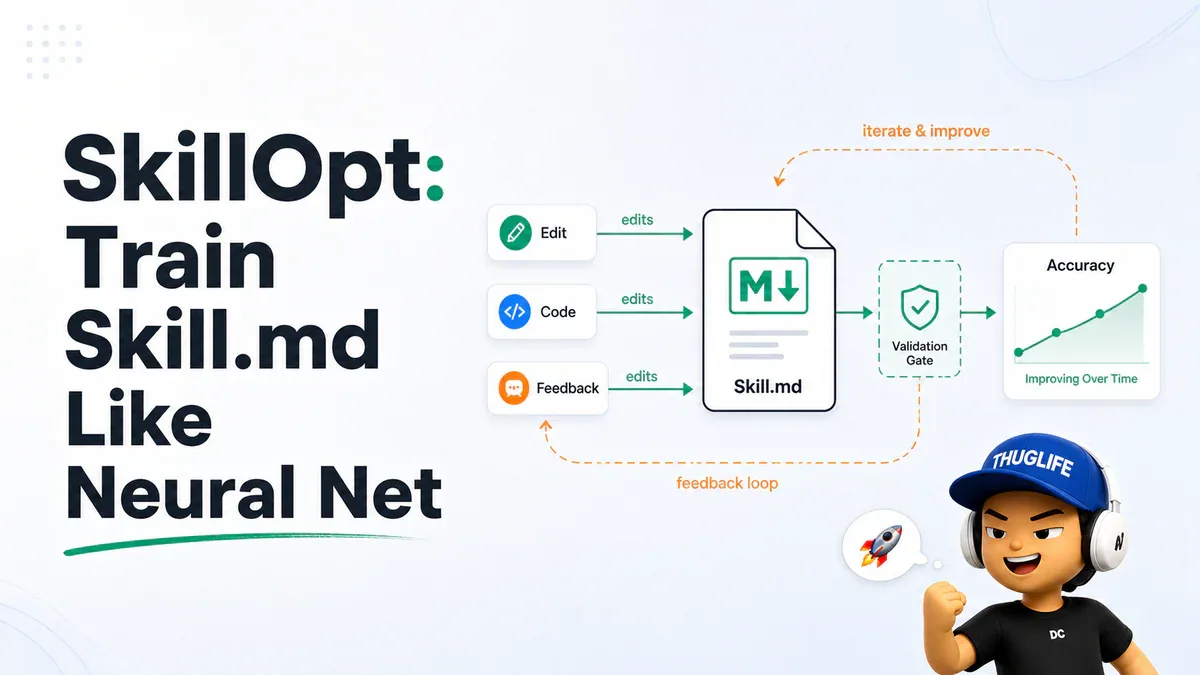 SkillOpt train SKILL.md like neural network