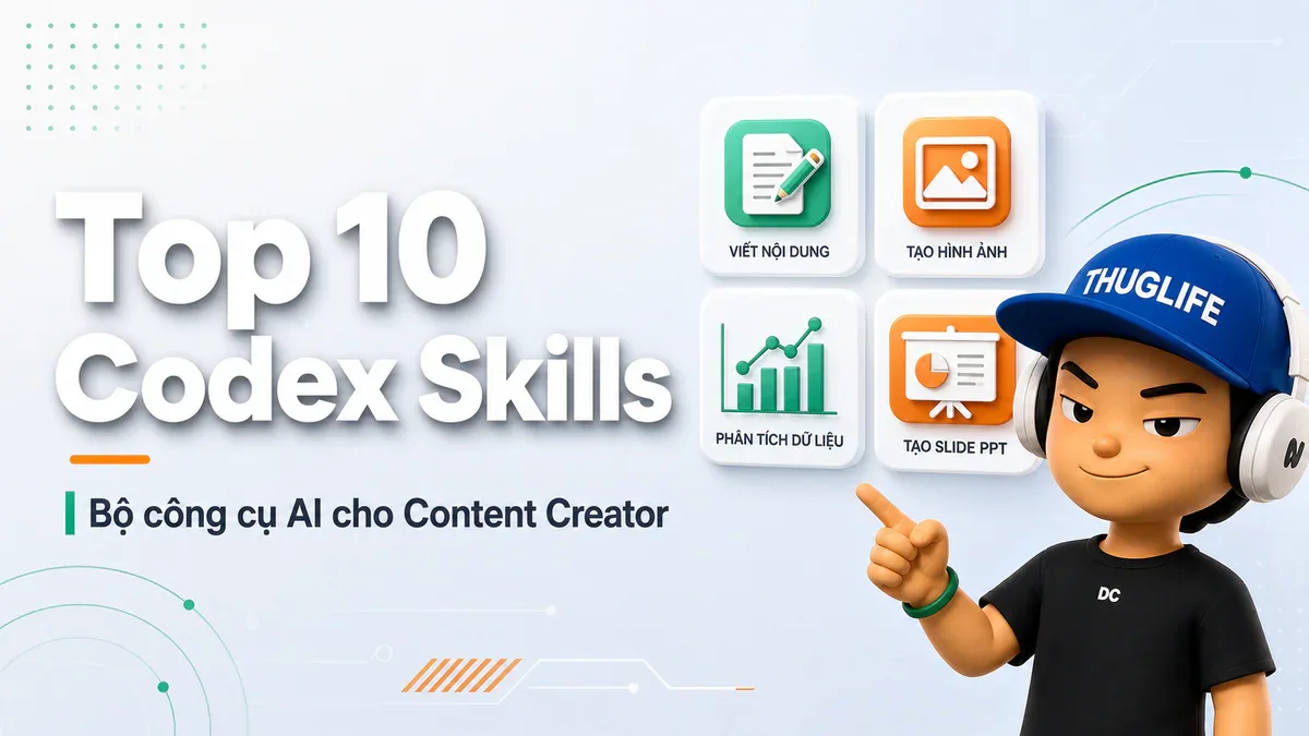 10 Codex Skills không thể thiếu cho Content Creator - devlog