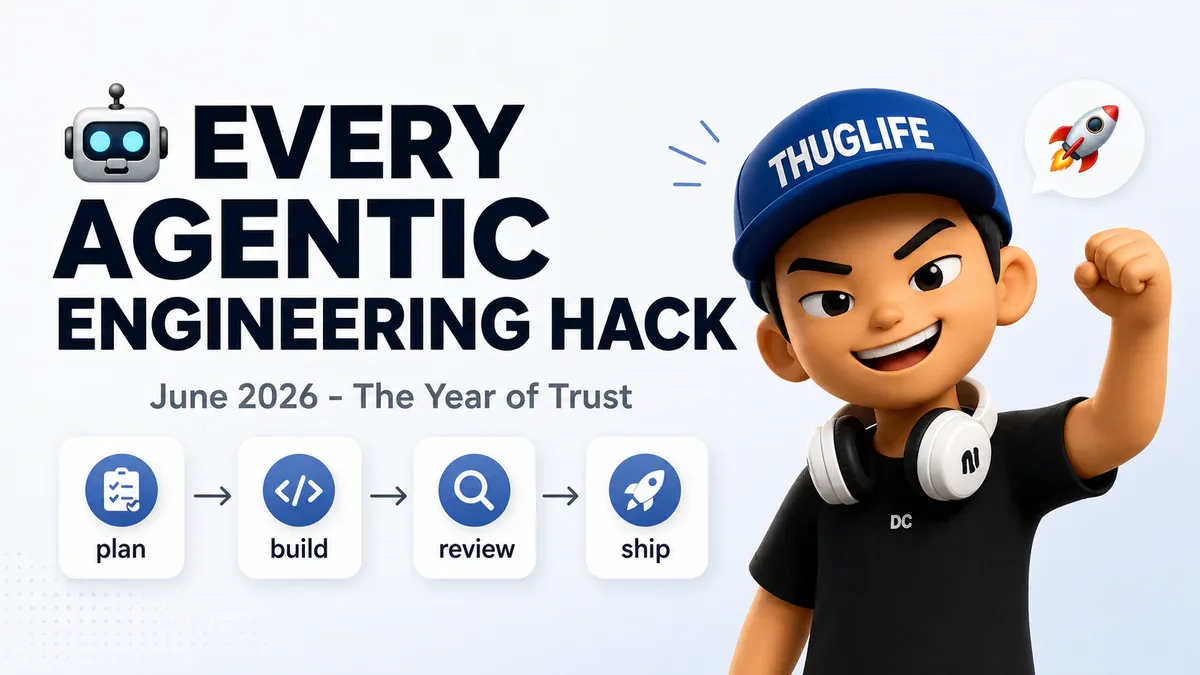 22 Hack của Agentic Engineering - Hướng dẫn của Matt Van Horn (June ...