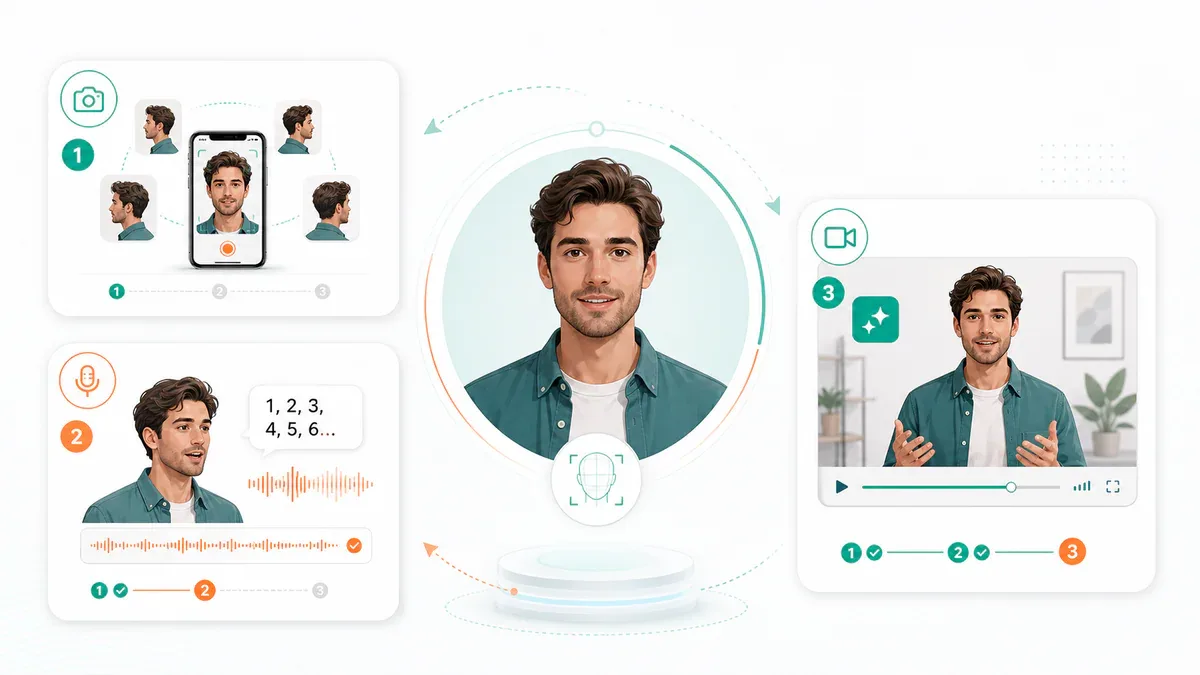 Avatar creation steps in Gemini Omni