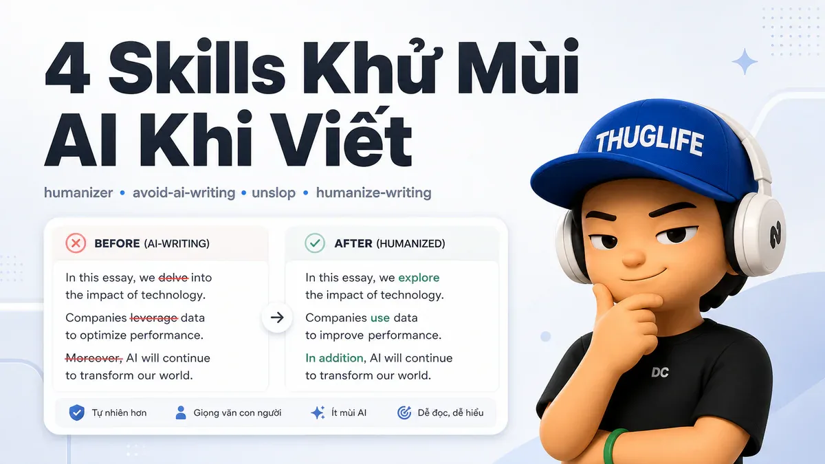 AI Writing Workflow: Formula to Publish - P3: 4 GitHub Skills Khử Mùi ...