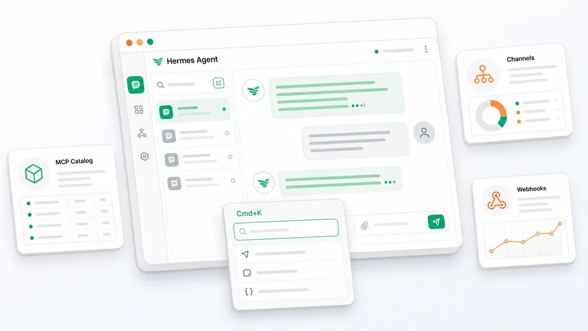 Hermes desktop app và web admin dashboard