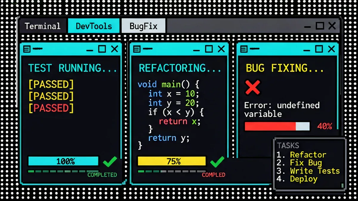 Codex chạy nhiều task song song: viết test, refactor, fix bug