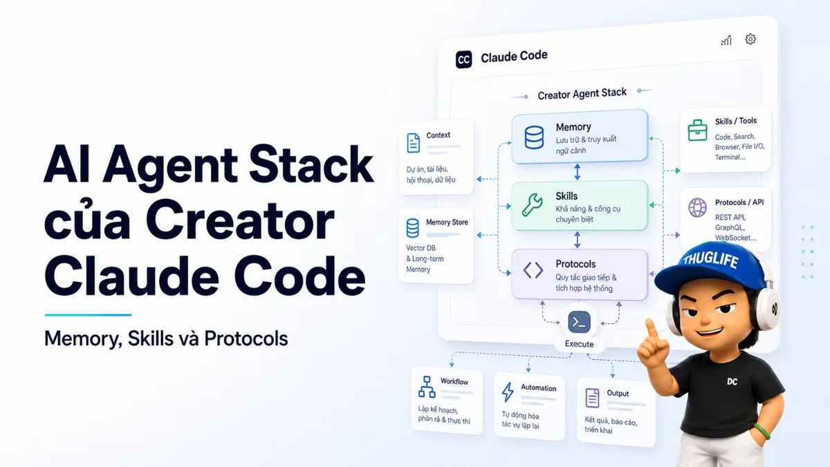 AI Agent Stack của Creator Claude Code: Memory, Skills và Protocols ...