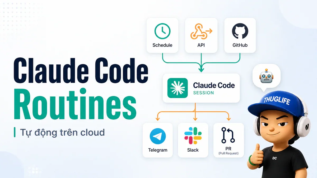 Claude Code Routines - tự động trên cloud