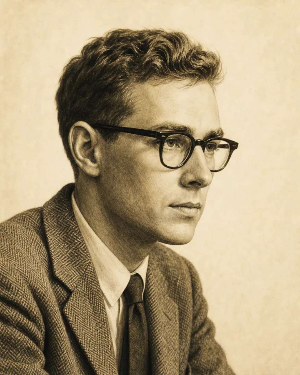 Chân dung Edsger Dijkstra năm 1956, 26 tuổi