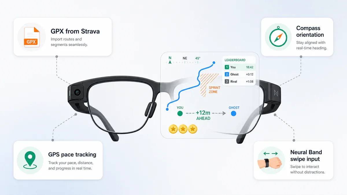 Cau truc Ghost Run app tren Meta Ray-Ban Display
