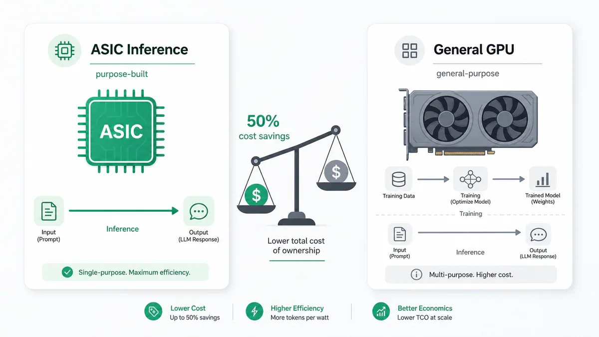 So sánh ASIC Inference (Jalapeño) vs General GPU (Nvidia)