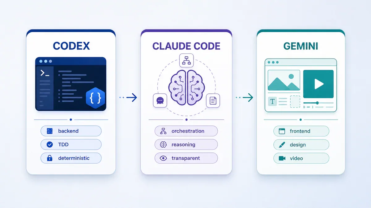 So sánh Codex, Claude Code và Gemini theo điểm mạnh từng platform