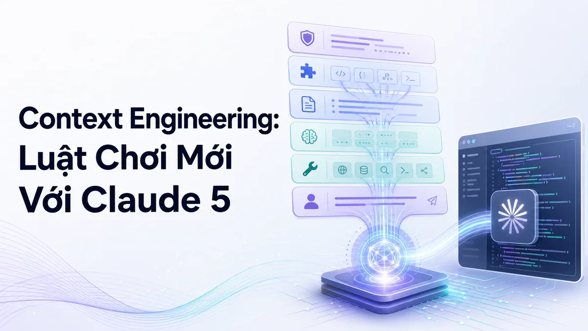 Context engineering kết hợp nhiều lớp ngữ cảnh cho Claude 5