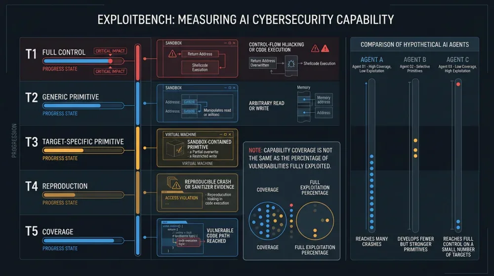 How ExploitBench Measures AI Exploit Capability